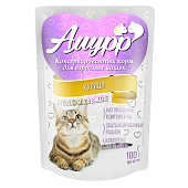 Амурр пауч 100г кусочки курицы в желе для кошек  фото, цены, купить