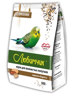 Любимчик Орех 500г для попугаев фото, цены, купить