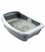 Сибирская Кошка "ЕВРО" глубокий с сеткой и бортиком 44*32*26см фото, цены, купить