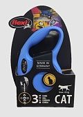 Рулетка Flexi  CAT 3м  (XS) трос до 8 кг  в Симферополе