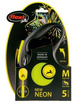 Рулетка Flexi NEON 1(S) 5м Лента до 15кг фото, цены, купить