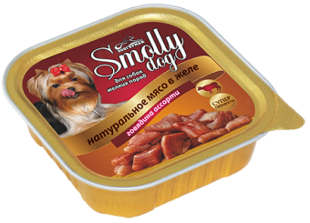 Smolly Dog  консервы 100г с говядиной для собак  фото, цены, купить