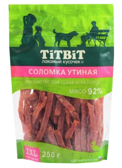 TiTBiT Соломка Утиная 250г XXL фото, цены, купить