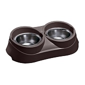 Миска Ferplast  DUO FEED 01 пластик 2*0,5л фото, цены, купить