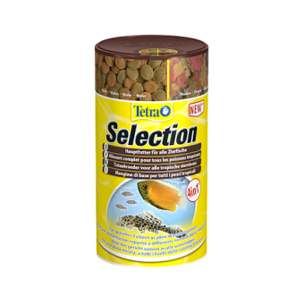 Tetra 4in1 SELECTION (хлопья,гранулы,чипсы,таблетки) 100мл фото, цены, купить