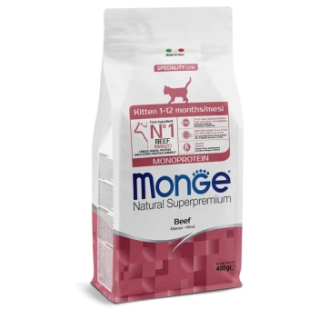 Monge Speciality Line Monoprotein сухой для котят и беременных кошек, из говядины 400 г фото, цены, купить