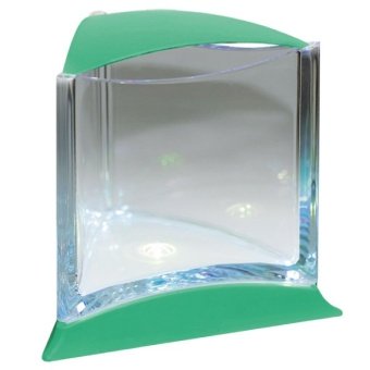 Аквариум для петушка cо светодиодной подсветкой, зеленый (I-120) фото, цены, купить