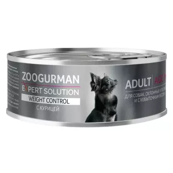 Zoogurman EXPERT Solution Weight Control консервы 100г, курица для собак фото, цены, купить
