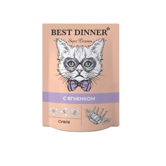 Best Dinner Мясные Деликатесы пауч суфле с ягнёнком 85г фото, цены, купить