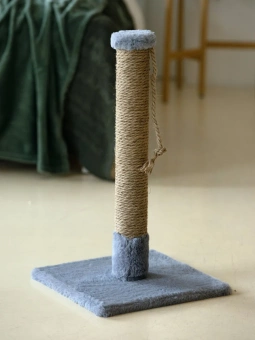 Когтеточка Пушок "Столбик" с носочком 50см для кошек