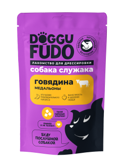 Лакомство Doggufūdo Медальоны из Говядины  80г фото, цены, купить
