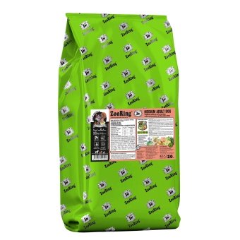 ZooRing Medium Adult Dog Индейка,рис для собак средних пород 20кг фото, цены, купить