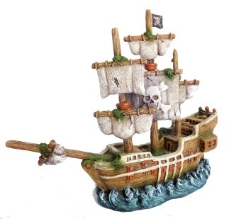 Грот "Затонувший пиратский корабль" (21*7*18) фото, цены, купить