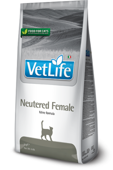 Farmina VetLife Neutered Female для стерилизованных, кастрированных кошек 2кг фото, цены, купить