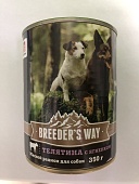 Breeder's Way консервы 350гс телятиной и ягненком для собак