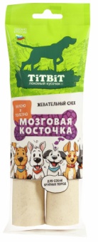 TiTBiT Снек жевательный  Мозговая косточка для крупных пород собак фото, цены, купить