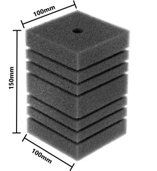 Мелкопористый Фильтр 10*10*15 фото, цены, купить