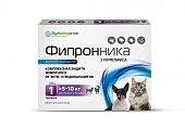 Фипронника против паразитов для собак и кошек 5-10кг 1таб/1уп  фото, цены, купить