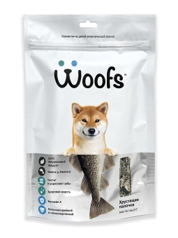 Рыбные лакомства WOOFS сушеное 100г фото, цены, купить