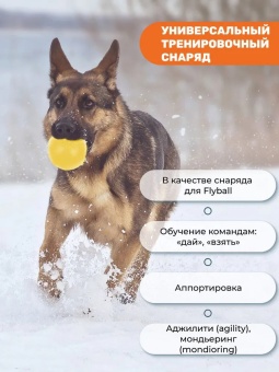 Мяч DogLike 6см, малый,желтый фото, цены, купить