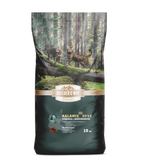 BreedersWay для кошек Balance 27/13 индейка с шиповником, профилактика МКБ 10кг фото, цены, купить