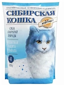 Наполнитель Сибирская Кошка "Elit" 4л силикагелевый фото, цены, купить