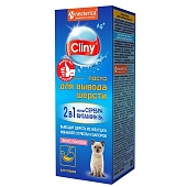 Паста для выведения шерсти Cliny 75мл со вкусом лосося фото, цены, купить