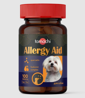 Tamachi Allergy Aid витаминно-минеральный комплекс 100таб для мелких собак фото, цены, купить