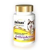 Витамины Unitabs ArthroАctive с Q10 для собак, 100таб фото, цены, купить