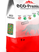 Наполнитель ECO Premium древесный Тутти-фрутти 5л-1,9кг фото, цены, купить